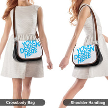 Lade das Bild in den Galerie-Viewer, Ledertasche Leder Schultertasche Damen/Herren selbst gestalten und bedrucken