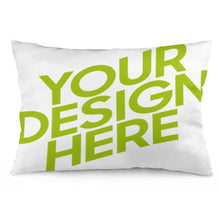 Lade das Bild in den Galerie-Viewer, Langer Kissenbezug Kissenhülle beidseitiger Druck mit Foto Muster Text selbst gestalten und bedrucken