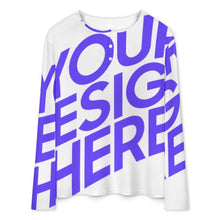 Lade das Bild in den Galerie-Viewer, Einzelbild-Design Männer Henleyshirt Langarm Shirt Rundhalsshirt mit Knopfleiste A37L mit Foto Design Motiv Text selbst gestalten und bedrucken