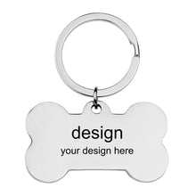 Lade das Bild in den Galerie-Viewer, Schlüsselanhänger Metall Anhänger aus Titan Stahl (fünf Stil verfügbar) mit Namen Gravur selbst gestalten