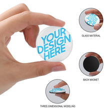 Lade das Bild in den Galerie-Viewer, Runde Glas Kühlschrankmagnete 3cm mit Fotos / Bilder selbst gestalten und bedrucken