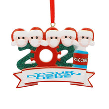 Lade das Bild in den Galerie-Viewer, Weihnachtsmann deko klein Weihnachtsdeko mit Flagge als Anhänger für Weihnachten mit Foto & Text selbst gestalten und bedrucken