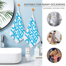 Lade das Bild in den Galerie-Viewer, Mini Handtuch mit Foto Text Logo selbst gestalten und bedrucken