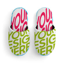 Lade das Bild in den Galerie-Viewer, Voll Druck Kinder Jungen / Mädchen Winter Pantoffel Hausschuhe Slipper mit Foto Design Motiv Text selbst gestalten und bedrucken