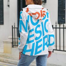 Lade das Bild in den Galerie-Viewer, Digitaldruck Jacke Kurzjacke Wendejacke Kurze Übergangsjacke Printjacke A537 für Damen Frauen selbst gestalten und bedrucken