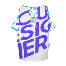 Lade das Bild in den Galerie-Viewer, Oversize Multi-Image-Druck Damen / Frauen OFF Shoulder TSHIRT T-Shirt Kleid Große Größen AUT mit Fotos Muster Text Logo selbst gestalten und bedrucken