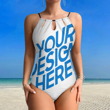 Lade das Bild in den Galerie-Viewer, 2025/ 2024 Damen / Frauen Einteiliger Badeanzug SDS2004 mit Foto selbst gestalten und bedrucken