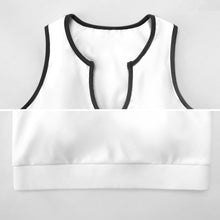Lade das Bild in den Galerie-Viewer, Einzelbild-Design Damen / Frauen Sport-BH Yoga Crop Top Push Up YJ053 mit Foto Design Motiv Text selbst gestalten und bedrucken