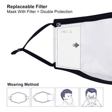 Lade das Bild in den Galerie-Viewer, Mund-Nasen Maske (mit zwei Filtern) selbst gestalten und bedrucken
