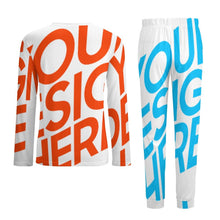 Lade das Bild in den Galerie-Viewer, Einzelbilddruck Herren / Männer Schlafanzuge Pyjama ITZ mit Fotos Muster Text Logo selbst gestalten und bedrucken