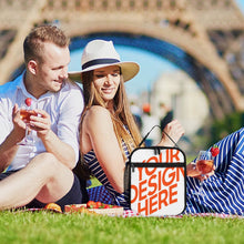 Lade das Bild in den Galerie-Viewer, Multi-Image-Druck isolierte Kühltasche Lunch Tasche Lunchbag Wiederverwendbare Thermo-Tragetasche mit Fotos Muster Text Logo selbst gestalten und bedrucken