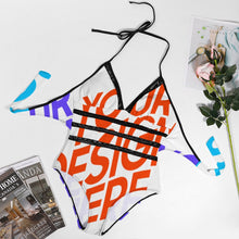 Lade das Bild in den Galerie-Viewer, Multi-Image-Druck Damen / Frauen Sexy Große Größe Badeanzug Swimsuit mit Shaping-Effekt YS20001 mit Fotos Muster Text Logo selbst gestalten und bedrucken