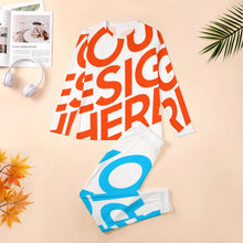 Lade das Bild in den Galerie-Viewer, Einzelbilddruck Herren / Männer Schlafanzuge Pyjama ITZ mit Fotos Muster Text Logo selbst gestalten und bedrucken