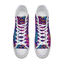 Lade das Bild in den Galerie-Viewer, Damen / Herren Unisex Canvas Sneakers Skateschuhe High / High-Top Canvas Turnschuhe (Nicht gespiegelt) mit Foto selbst gestalten und bedrucken