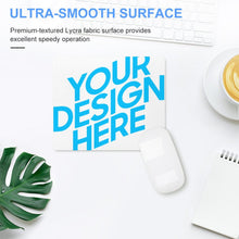 Lade das Bild in den Galerie-Viewer, Quadratisches Mauspad 18*22cm 20*25cm 25*30cm mit Foto Text selbst gestalten und bedrucken