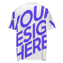 Lade das Bild in den Galerie-Viewer, Herren / Männer T Shirt Laufshirt Kurzarm mit Zip MXLD005 mit Foto Design Motiv Text selbst gestalten und bedrucken (Simple Design)