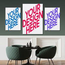 Lade das Bild in den Galerie-Viewer, 3 Panel hängende Poster in Vertikale Kombination / Leinwandbild Malerei 3 Panel / 3-teilig Wandbilder mit Foto selbst gestalten und bedrucken