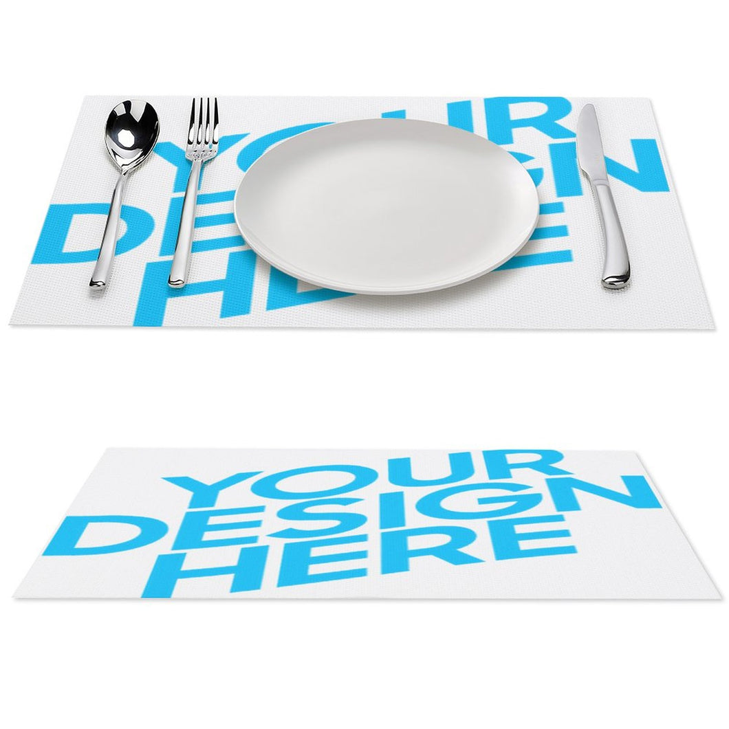 PVC Tischset Tischmatte Platzset abwaschbar mit Foto Logo Text selbst gestalten und bedrucken