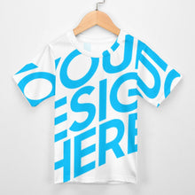 Lade das Bild in den Galerie-Viewer, Einzelbilddruck 2022 Fußball WM Fußballtrikot Jersey TShirt ET Kids Volldruck für Kinder mit Fotos Muster Text Logo selbst gestalten und bedrucken