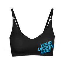 Lade das Bild in den Galerie-Viewer, (Druck auf dem unteren linken Teil) Personalisierte nahtlose Push-up-BH Bustier Bralette BH Sling Unterwäsche BH WH022 mit Fotos Muster Text Logo selbst gestalten und bedrucken