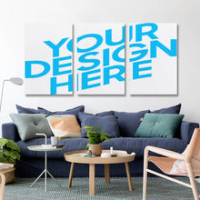 Lade das Bild in den Galerie-Viewer, 3 Panel hängende Poster vertikal 2:3 / Leinwandbild 3-teilig / Wandbilder Leinwand Malerei 3 Panel mit Foto selbst gestalten und bedrucken