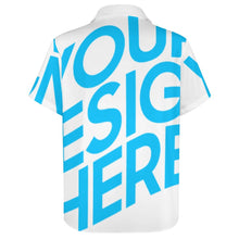 Lade das Bild in den Galerie-Viewer, Einzelbilddruck Kurzarmhemd Businesshemd mit Brusttasche B339 für Männer mit Fotos Muster Text Logo selbst gestalten und bedrucken