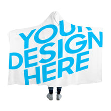 Lade das Bild in den Galerie-Viewer, Arktischer Samt Decke mit Kapuze 40"×50" 50"×60" 60"×80" selbst gestalten und bedrucken