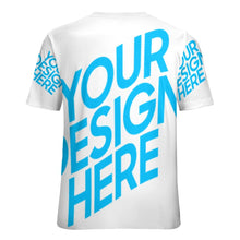 Lade das Bild in den Galerie-Viewer, Kurzarm T-Shirt Volldruck-T-Shirts TSHIRT Rundhalsshirt NT für Damen Frauen mit Foto Muster Text selbst gestalten und bedrucken