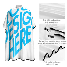 Lade das Bild in den Galerie-Viewer, Friseurschürze Friseurumhang für Damen / Herren mit Fotos Muster Text Logo selbst gestalten und bedrucken