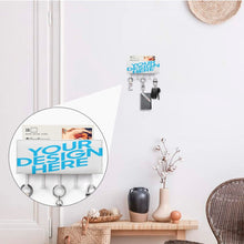 Lade das Bild in den Galerie-Viewer, Schlüsselhaken / Wandmontierter Schlüsselhaken mit Foto selbst gestalten und bedrucken