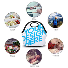 Lade das Bild in den Galerie-Viewer, PVC Lunch Bag Kühltasche Lunchtasche mit Tragegriff mit Foto / Text selbst gestalten und bedrucken