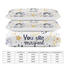 Lade das Bild in den Galerie-Viewer, 3-teiliges Bettwäsche Set (1 Bettbezug + 2 Kissenbezüge) selbst gestalten und bedrucken