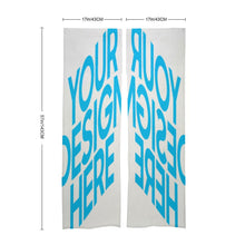 Lade das Bild in den Galerie-Viewer, Türvorhang Weiß 86x143cm selbst gestalten und bedrucken