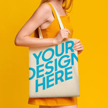 Lade das Bild in den Galerie-Viewer, 38×46cm Beidseitiger Druck Groß Martin Tote Bag Jutebeutel Stoffbeutel Canvas Einkaufstasche selbst gestalten und bedrucken