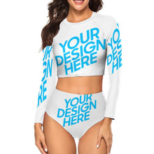 Lade das Bild in den Galerie-Viewer, CL7021 Badeanzug Bikini selbst gestalten und bedrucken