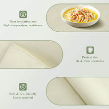 Lade das Bild in den Galerie-Viewer, Tischdecke Tischtuch aus Leinen mit Foto Design Motiv Text selbst gestalten und bedrucken