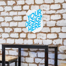Lade das Bild in den Galerie-Viewer, Halloween Dekoration Metallschild Blechschilder Deko Schild mit Spruch Wand- und Türdeko mit Foto Design Motiv Text selbst gestalten und bedrucken