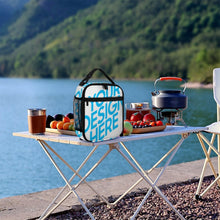 Lade das Bild in den Galerie-Viewer, Einzelbilddruck isolierte Lunch Tasche Lunchbag Wiederverwendbare Thermo-Tragetasche für Schulen, Picknick, Arbeit, Reisen mit Fotos Muster Text Logo selbst gestalten und bedrucken