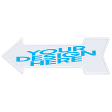 Lade das Bild in den Galerie-Viewer, Pfeilzeichen Schilder Pfeilschild / Pfeilwegweiser individuell selbst gestalten und bedrucken