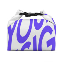 Lade das Bild in den Galerie-Viewer, Tragbare Faltbare Isoliertasche Lunchtasche Picknickkorb Picknicktasche Lunch-Bento-Tasche mit Foto Design Motiv Text selbst gestalten und bedrucken