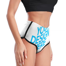 Lade das Bild in den Galerie-Viewer, Hot Sexy Yoga Short Hose Kurze Sporthose Damen / Frauen XG002 selbst gestalten und bedrucken