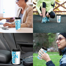 Lade das Bild in den Galerie-Viewer, Voll bedruckte, personalisierte Kaffee-Becher mit Deckel mit Fotos / Bildern oder Text selbst gestalten und bedrucken