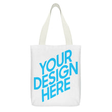 Lade das Bild in den Galerie-Viewer, 32×38cm Beidseitiger Druck Canvas Tote Tasche Stoffbeutel Einkaufstasche mit Innentasche selbst gestalten und bedrucken