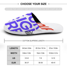 Lade das Bild in den Galerie-Viewer, Warme Winter Hausschuhe Pantoffel Vollformatdruck für Damen Frauen mit Foto Muster Text selbst gestalten und bedrucken