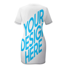 Lade das Bild in den Galerie-Viewer, Sportliches NZ003 Sommerkleid Sport-Kleid NZ003 mit kurzem Arm Damen / Frauen selbst gestalten und bedrucken