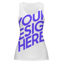 Lade das Bild in den Galerie-Viewer, Damen / Frauen Tank Top Tanktop Sommer Racerback Slim Fit MXLD280 mit Foto Design Motiv Text selbst gestalten und bedrucken (Simple Design)