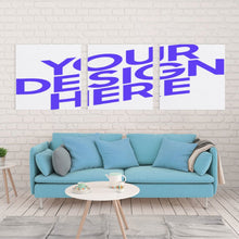 Lade das Bild in den Galerie-Viewer, Quadrat-Stil Ganzes Bild 3 Panel hängende Poster / Leinwandbild 3-teilig / Leinwand Malerei Wandbilder mit Foto selbst gestalten und bedrucken