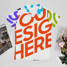 Lade das Bild in den Galerie-Viewer, Multi-Image-Druck Männer / Herren Sommer Poloshirt TSHIRT HT mit Fotos Muster Text Logo selbst gestalten und bedrucken