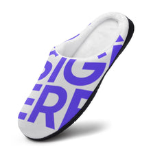 Lade das Bild in den Galerie-Viewer, Vollformatdruck Hausschuhe Pantoffeln aus Baumwolle für Damen / Frauen mit Foto selbst gestalten und bedrucken