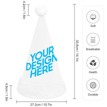 Lade das Bild in den Galerie-Viewer, Weihnachtsmütze Weihnachtshut für Kinder selbst gestalten und bedrucken